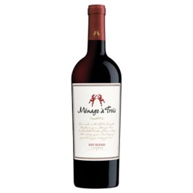 Menage a Trois California Red Blend Red Wine (750 mL)
