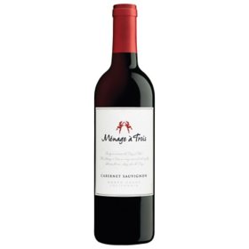 Menage a Trois Cabernet Sauvignon Red Wine (750 ml)