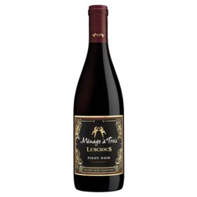 Menage a Trois Luscious Pinot Noir Red Wine 750 ml