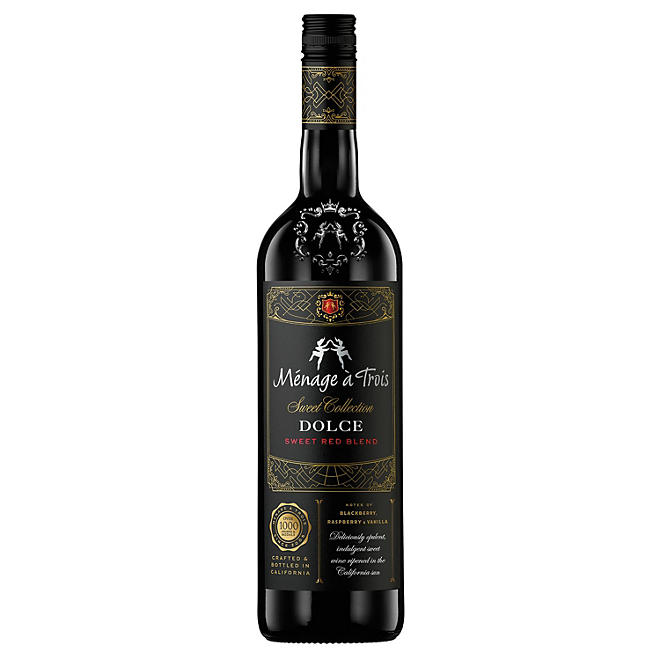 Menage a Trois Dolce Sweet Red Wine (750 ml)