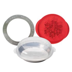 Nordic Ware 4 Piece Pie Baking Kit With Decorative Crust Cutter