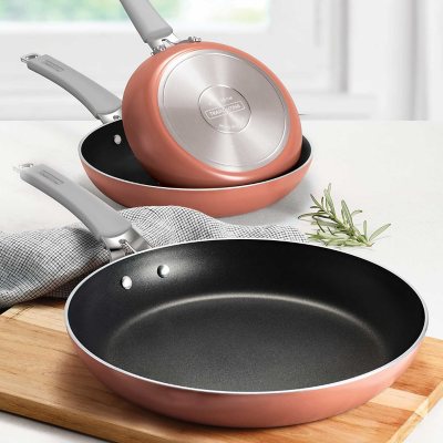 Tramontina 3 Pk Nonstick Fry Pan Set Aluminum (Gray), 80156/061DS