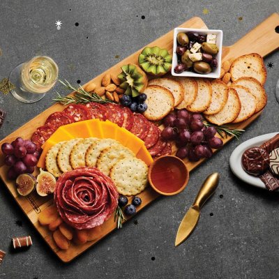 Tramontina 24" Teak Wood Charcuterie Board