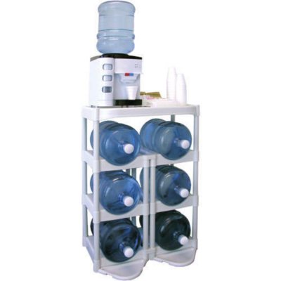 Water Bottle Rack Storage 5 Tier Shelf System Stand For 5 Gallon Durable Holder 