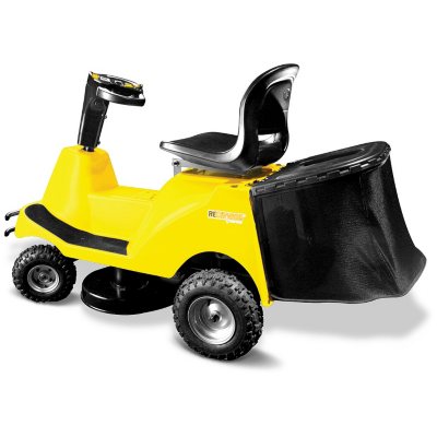 Rechargeable riding lawn online mower