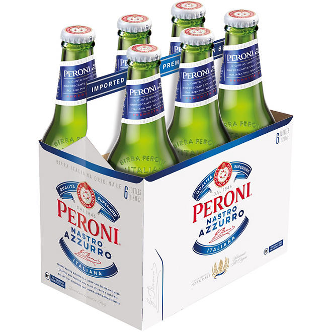 Peroni Nastro Azzurro Beer (11.2 fl. oz. bottle, 6 pk.)