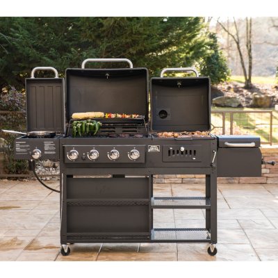 Smoke Hollow Series 4-in-1 Gas & Combo Grill - Club