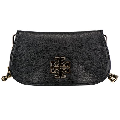 Tory Burch Black Leather Britten Crossbody Bag Tory Burch