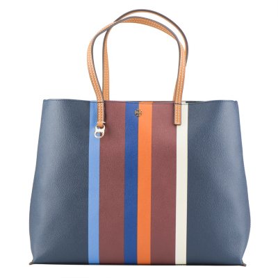 Women's Kerrington Stripe Square Tote by Tory Burch - Sam's Club