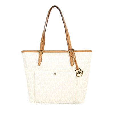 Jet Set Saffiano Leather Top-Zip Tote Bag by Michael Kors - Sam's Club