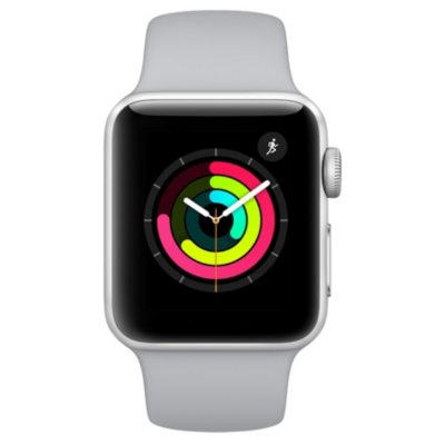 Apple Watch Series 3 GPS Silver Aluminum Case with Fog Sport Band Choose Size Sam s Club