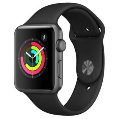 Apple Watch Series 3 GPS - Space Gray Aluminum Case with 42mm Black Sport  Band - Sam's Club
