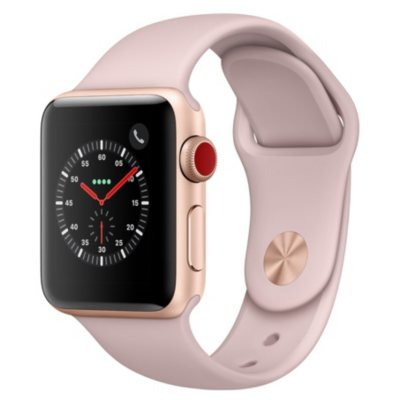 Apple Watch Series 3 GPS + Cellular - Gold Aluminum Case with Pink Sand  Sport Band - Sam's Club