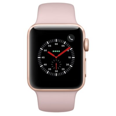 Apple Watch Series 3 GPS + Cellular - Gold Aluminum Case with Pink