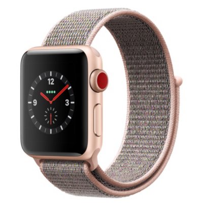 Apple Watch Series 3 38MM Gold Aluminum Case with Pink Sand Sport