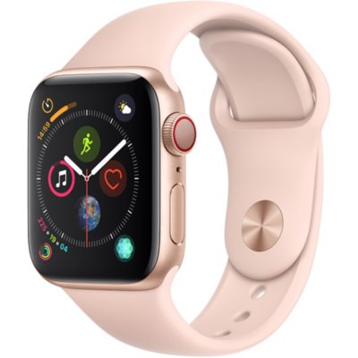 Apple Watch Series 4 GPS Cellular Gold Aluminum Case with Pink Sport Band Choose Size Sam s Club