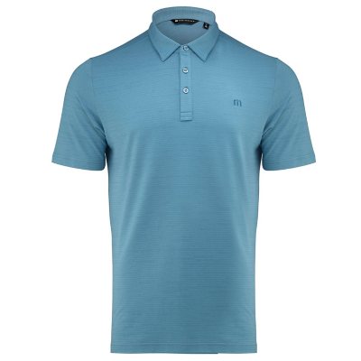 Travis Mathew Men's Polo The Heater Stellar Blue S:- Stellar Blue, S