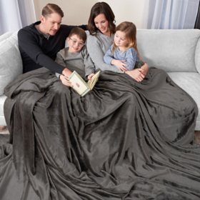 Oversized Cozy Night Cloud Throw Blanket, 110" x 132" (Various Colors)