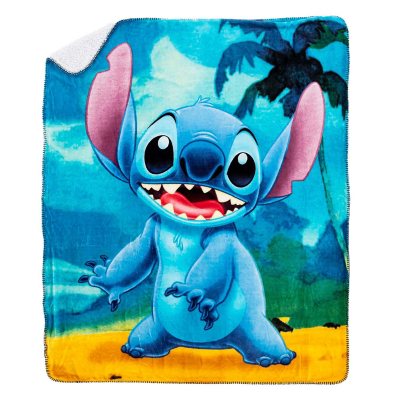 Disney Stitch Angel Baby Plush Blanket