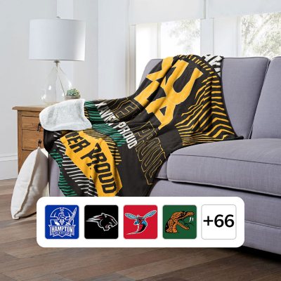 Officially Licensed NCAA Cloud Throw Blanket with Sherpa Back, 60' x 70' - Xavier U of Louis -:- Xavier U of Louis