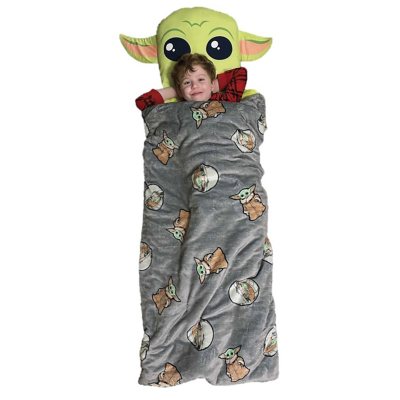 Baby yoda sleeping bag with hood sale