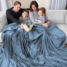 Oversized Cozy Night Cloud Throw Blanket, 110" x 132", Assorted Colors