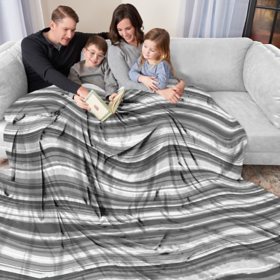 Oversized Cozy Night Cloud Throw Blanket, 110" x 132"