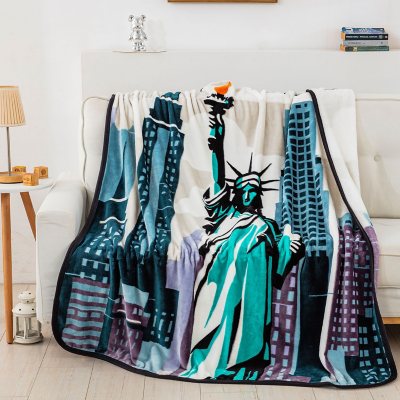 Regional Throw Blanket 60' x 70' - New York Skyline:- New York Skyline