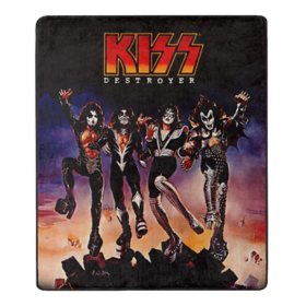 Classic Rock Band Luxury Throw Blanket, 60" x 70", Assorted Bands