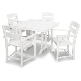 Classics 5 Piece Dining Set By Ivy Terrace White Sam S Club