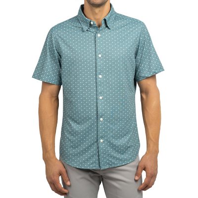 Jachs Flex Button Up Green XS:- Green, XS