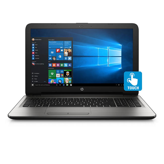 HP HD 15.6" Touchscreen Notebook, Intel Core i5-7200U Processor, 12GB Memory, 1TB Hard Drive, SuperMulti DVD Burner, Windows 10 Home, Available in: Turbo Silver, Dreamy Teal, Nobel Blue 