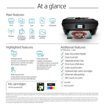 HP ENVY Photo 7858 All in One Printer Instant Ink Ready Sam s Club