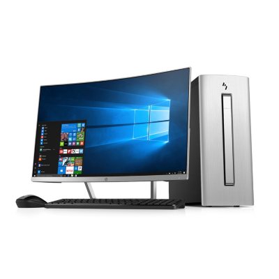 HP ENVY Desktop Bundle with 27" Curved Monitor, Intel Core i77700U