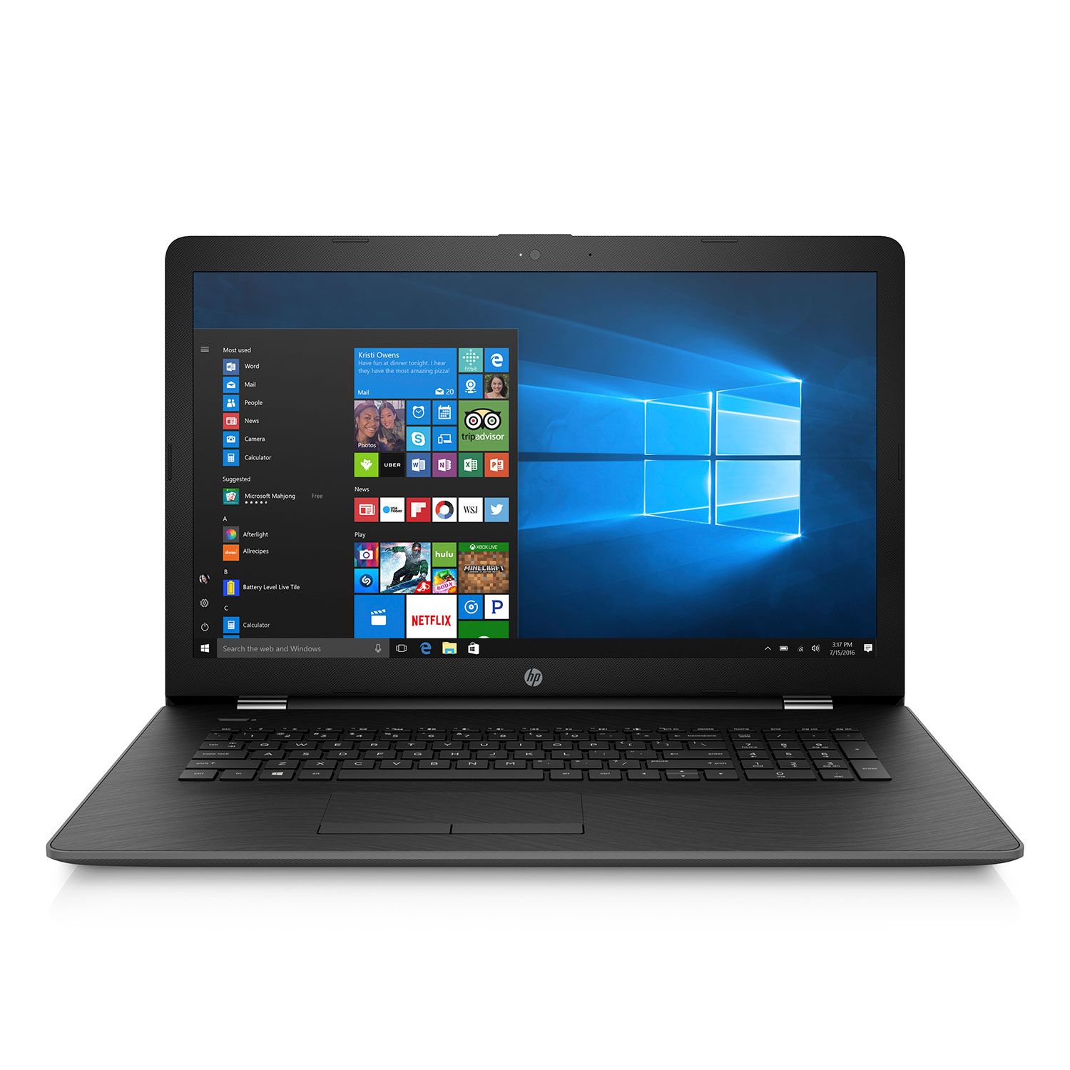 HP 1KV31UA 17.3″ Laptop, 7th Gen Core i5, 8GB RAM, 1TB HDD