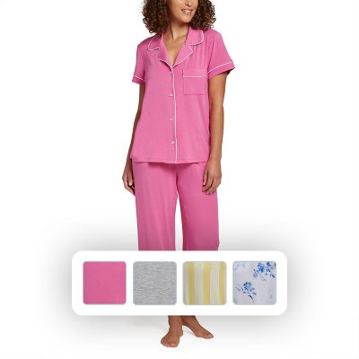 LOFT Notch Ladies Collar Capri Sleep Set - Sam's Club