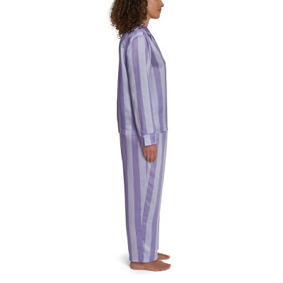 LOFT Women's Satin Notch Collar Pajama Set - Sam's Club LOFT Women's Satin Notch Collar Pajama Set - Sam's Club