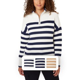 Lands' End Women's Quarter Zip Sweater