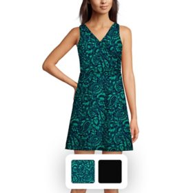 Lands' End Women's Surplice Swim Dress