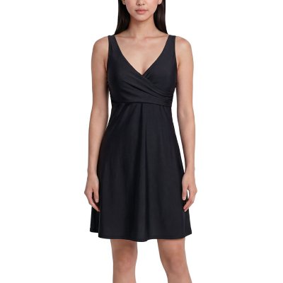 Lands' End Women's Swim Dress Black XS:- Black - Online Only, XS