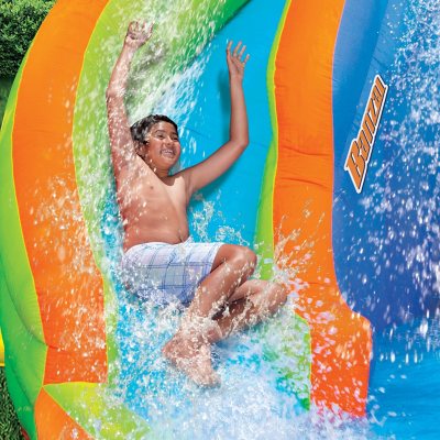 Inflatable Water Park BANZAI Plummet Falls Adventure Slide 14ft