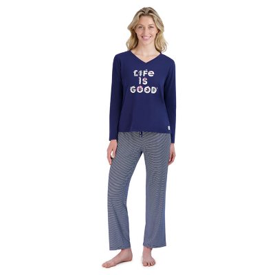 Life is Good Ladies 3 Piece PJ Set Sam s Club