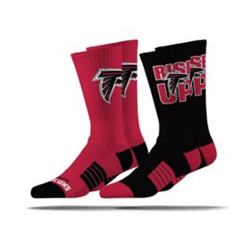 Atlanta Falcons Adult 2-Pack Crew Socks
