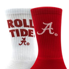 NCAA Adult 2-Pack Crew Socks