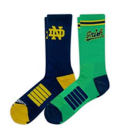 Notre Dame Fighting Irish Adult 2-Pack Crew Socks