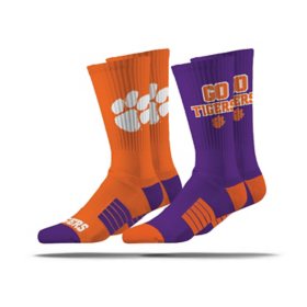 NCAA Adult 2-Pack Crew Socks