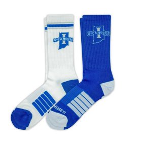 Indiana State Adult 2-Pack Crew Socks