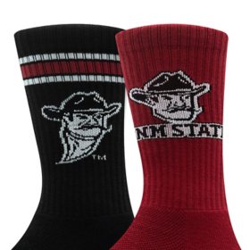New Mexico State Adult 2-Pack Crew Socks