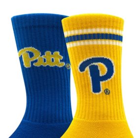 Pittsburgh Panthers Adult 2-Pack Crew Socks