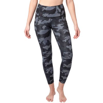 Yogalicious - Women's High Waist Side Pocket 7/8 Ankle Legging